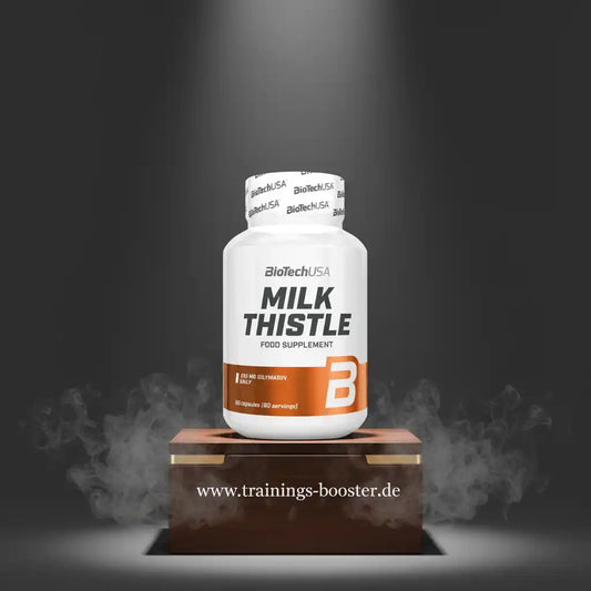 BioTechUSA Milk Thistle Nahrungsergänzungsmittel mit Silymarin, ideal für Sportler und Gesundheitsbewusste