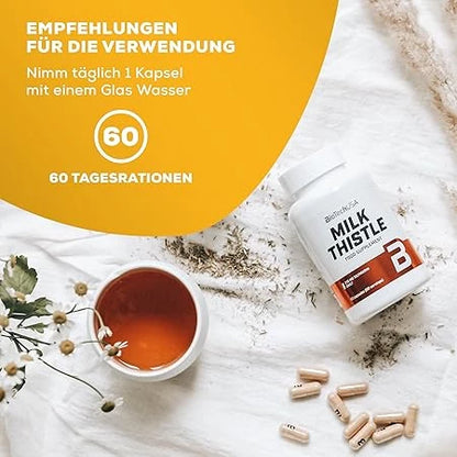 Milk Thistle Leberunterstützung 60 Kapseln - trainings-booster.de