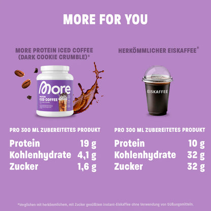 MORE PROTEIN ICED COFFEE, 300g - trainings-booster.de