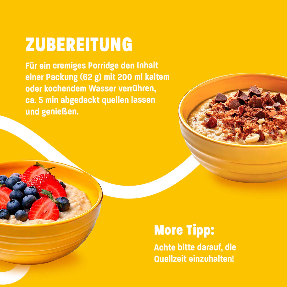 More Protein Porridge 62g - Original Taste - trainings-booster.de