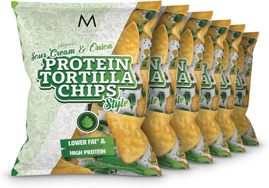MORE PROTEIN TORTILLA CHIPS (6ER BOX) 300g - trainings-booster.de
