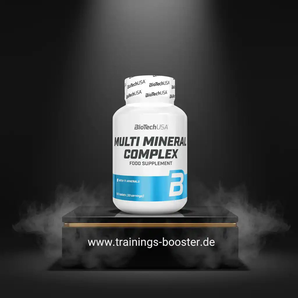 BioTechUSA Multi Mineral Complex Nahrungsergänzungsmittel mit 11 Mineralstoffen, ideal für Sportler und Fitness-Enthusiasten