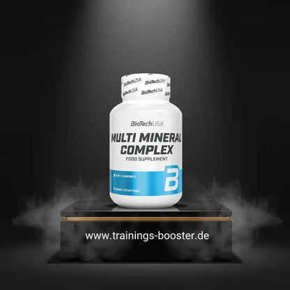 BioTechUSA Multi Mineral Complex Nahrungsergänzungsmittel mit 11 Mineralstoffen, ideal für Sportler und Fitness-Enthusiasten