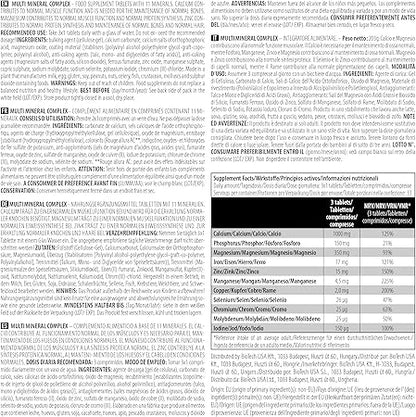 Multi Mineral Complex mit 11 Mineralien - trainings-booster.de