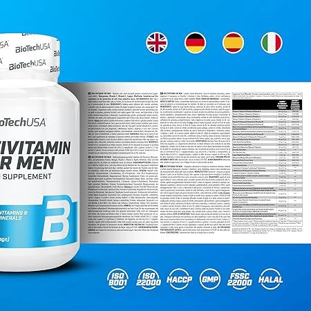 Multivitamin for Men - 60 Caps - trainings-booster.de