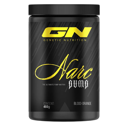 GN Narc Pump Pre-Workout Booster, 460g, Blood-Orange Geschmack, Genetic Nutrition