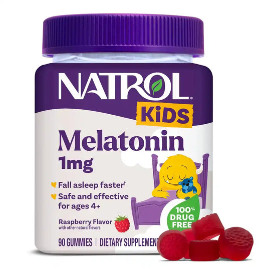 Natrol Kids Sleep Support - 1 mg - Raspberry - 60 Gummies - trainings-booster.de