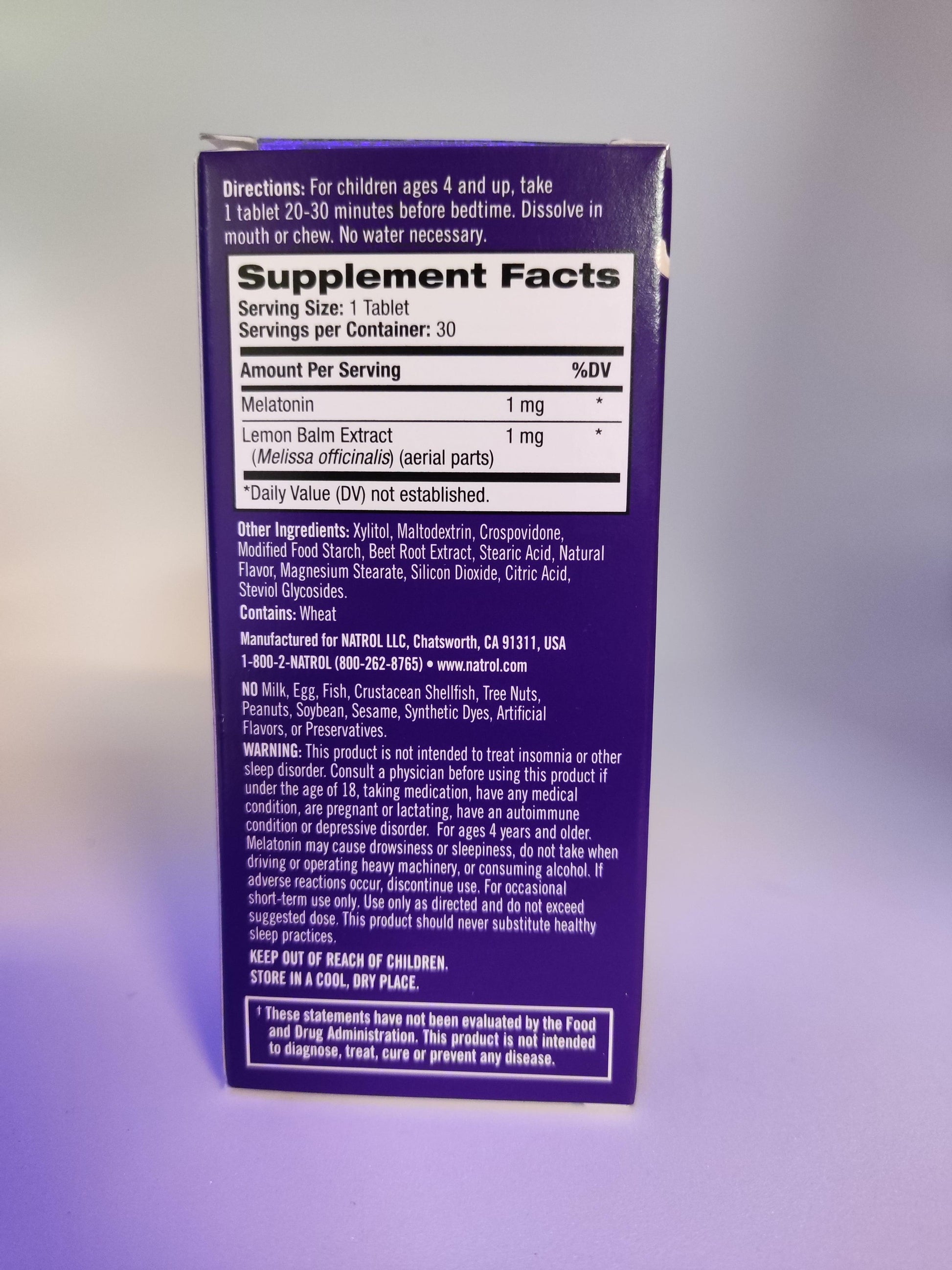 Natrol, Kids, Sleep Support Erdbeere 30 Tabletten - MHD 28.2.2025 - trainings-booster.de