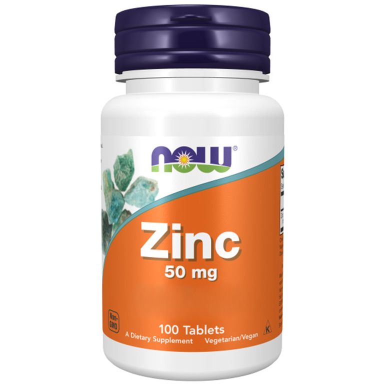 NOW Zinc 50 mg Tabletten, Nahrungsergänzungsmittel für Immunsystem und Gesundheit, vegetarisch/vegan