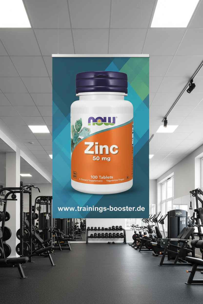 NOW Zinc 50 mg Tabletten – Nahrungsergänzung für Sportler im Fitnessstudio