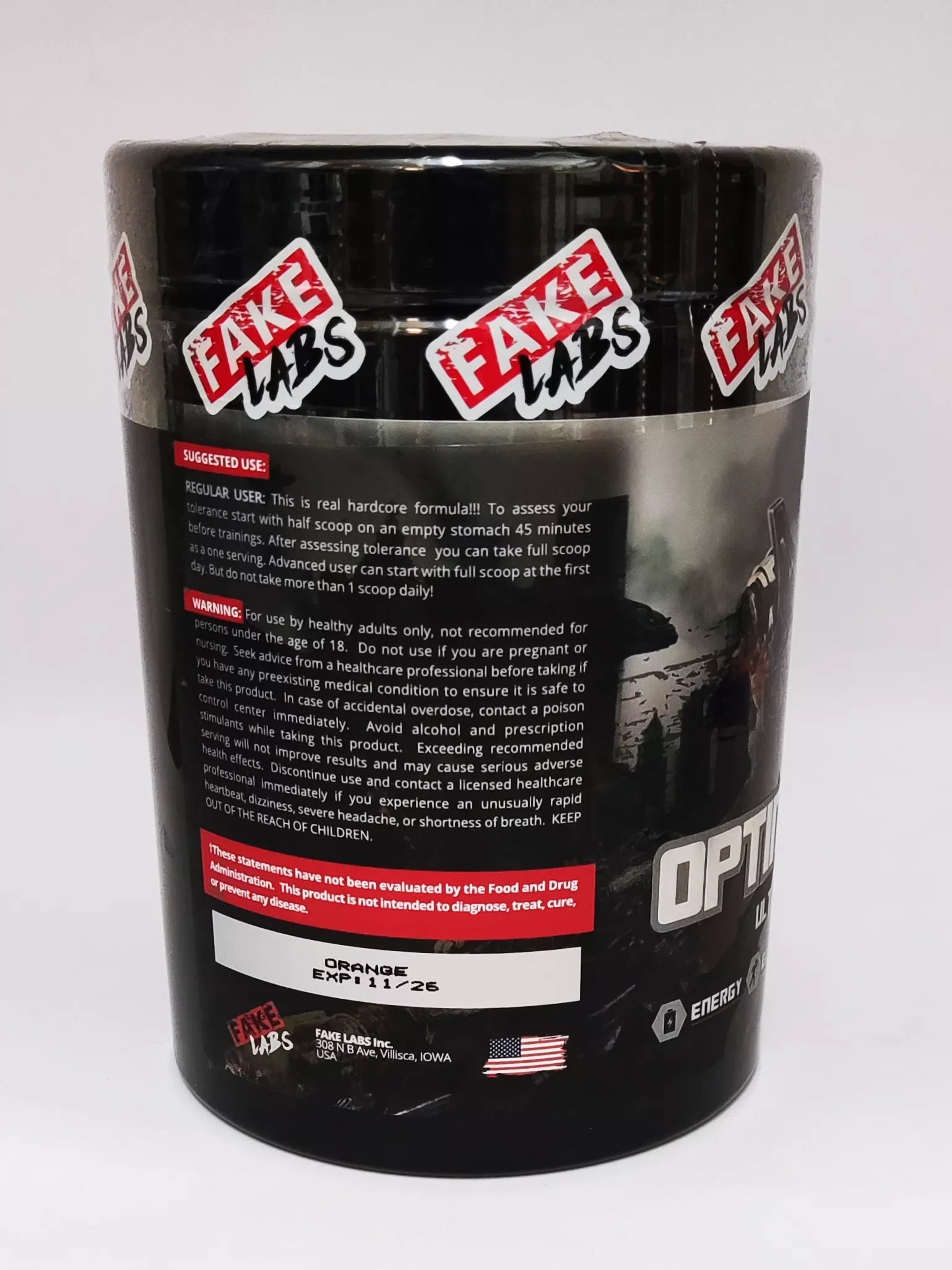 Optimus Prime US Pre Workout Booster 300g - trainings-booster.de