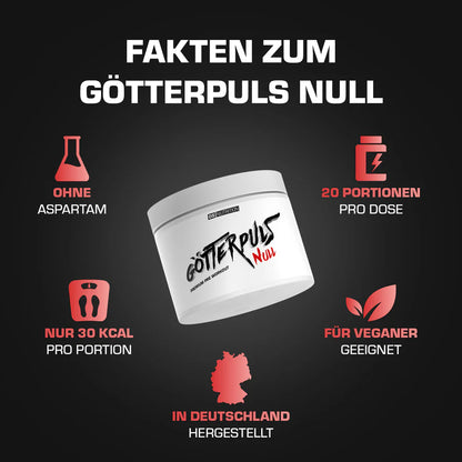 OS Nutrition Götterpuls NULL Pre Workout Booster 300g STIM FREE - trainings-booster.de