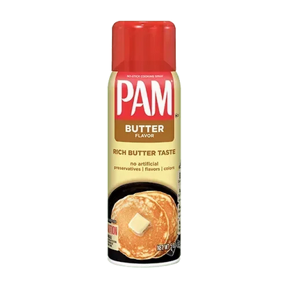 PAM Butter Geschmack Sprühöl mit Pancake, Kochspray zum Braten und Backen