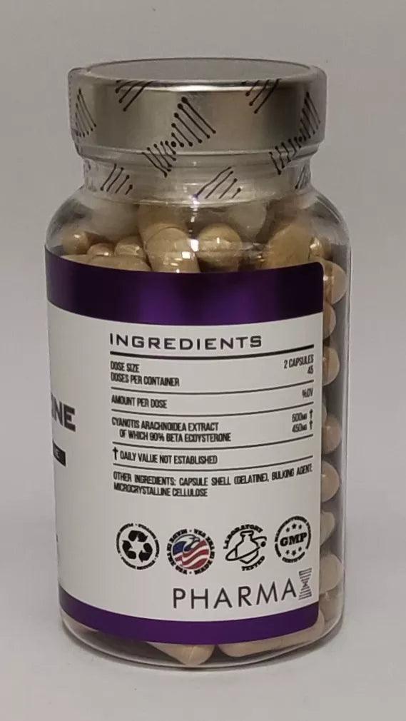 Pharma X ECDYSTERONE 90 Kapseln 250mg - trainings-booster.de