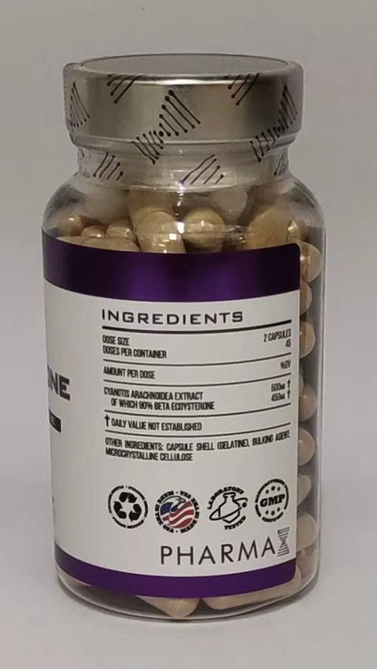 Pharma X ECDYSTERONE 90 Kapseln 250mg - trainings-booster.de