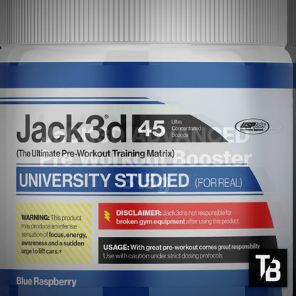 JaCK3D ADVANCED Pre Workout Booster 315g – Clean Showcase