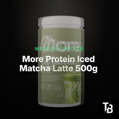 More Protein Iced Matcha Latte 500g – Clean Showcase