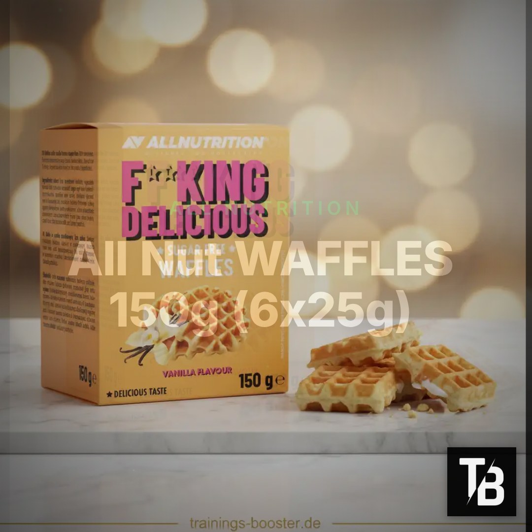 All Nut WAFFLES 150g (6x25g) – Clean Showcase
