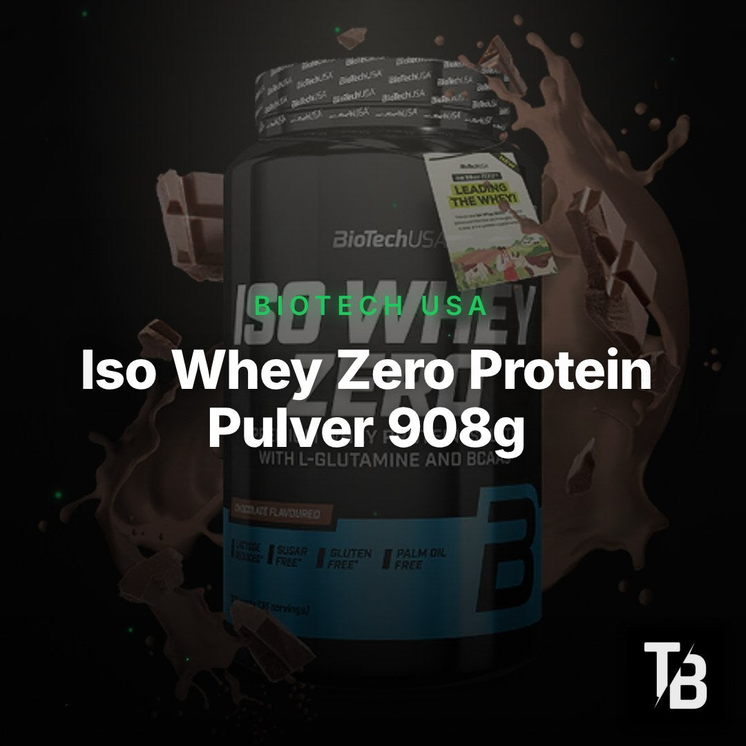 BioTech USA Iso Whey Zero Protein Pulver 908g – Clean Showcase