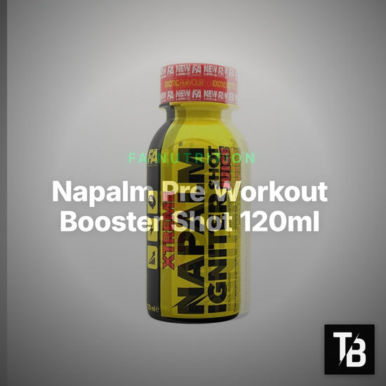 Napalm Pre Workout Booster Shot 120ml – Clean Showcase