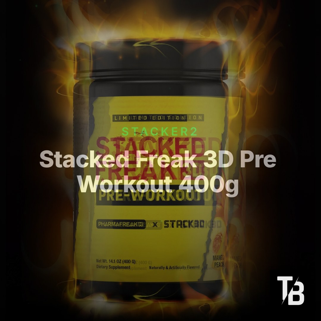 Stacked Freak 3D Pre Workout 400g – Clean Showcase