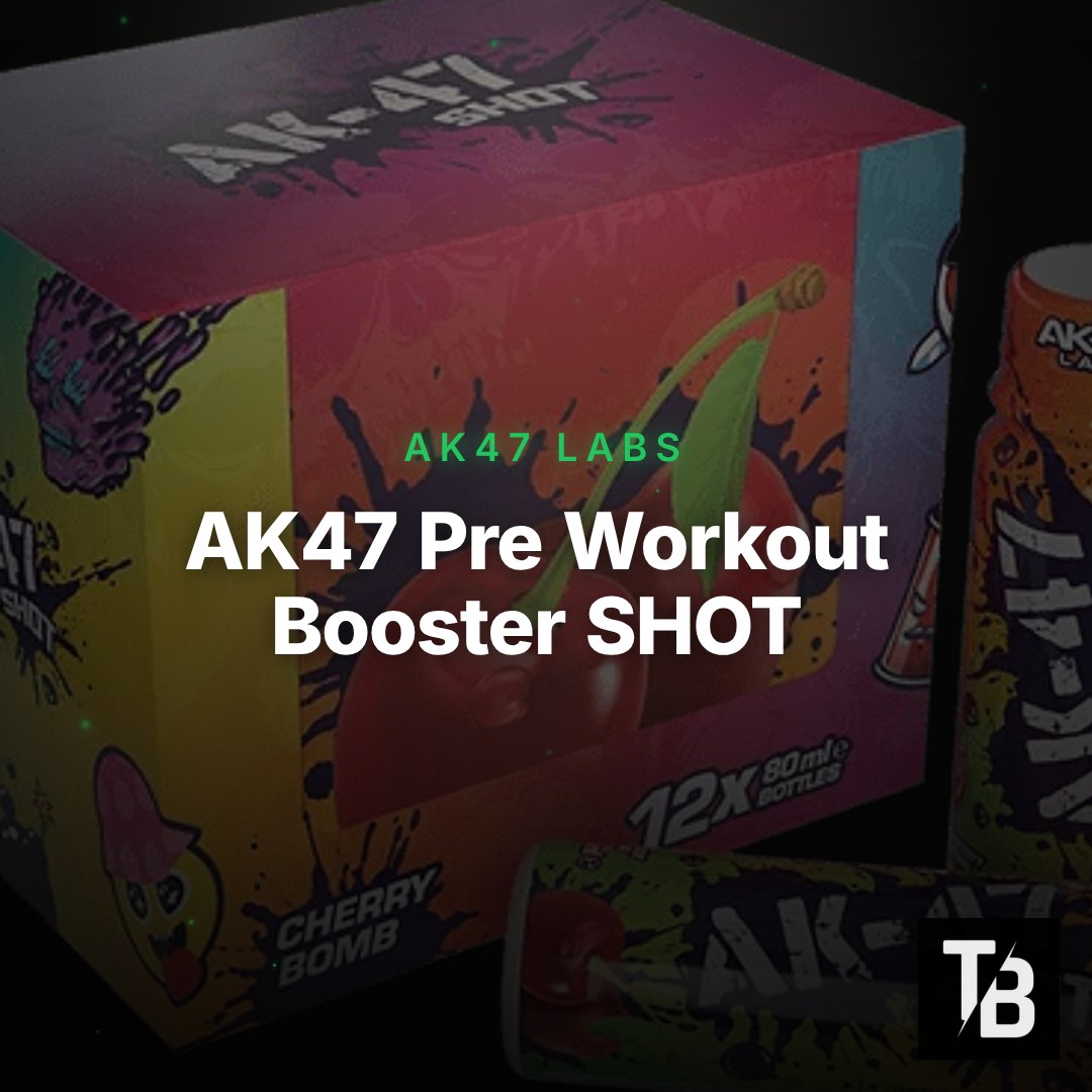 AK47 Pre Workout Booster SHOT, 12x80ML – Clean Showcase
