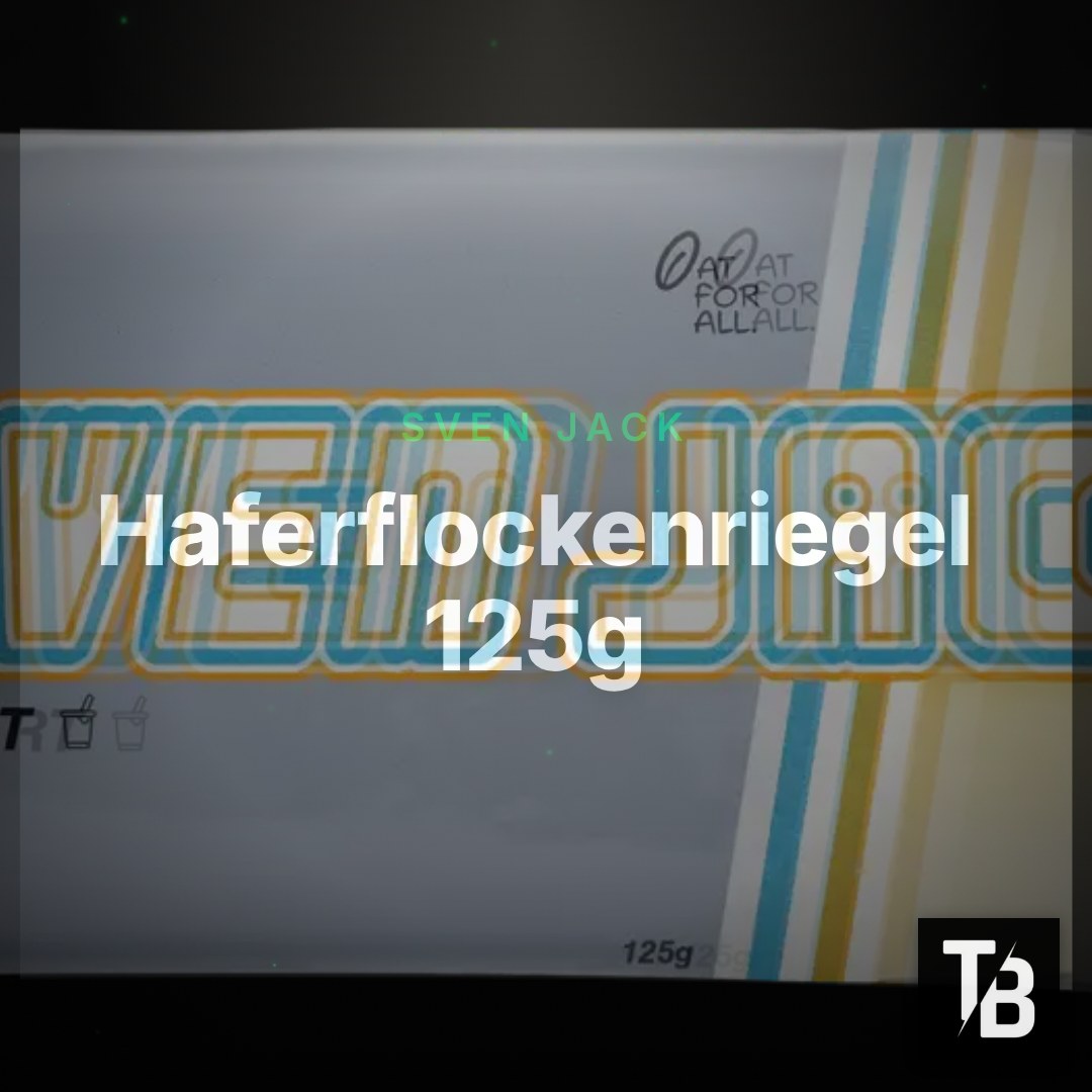Sven Jack Haferflockenriegel 125g – Clean Showcase