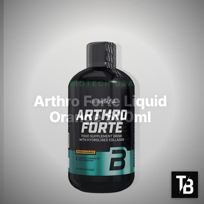 BioTech USA Arthro Forte Liquid Orange 500ml – Clean Showcase