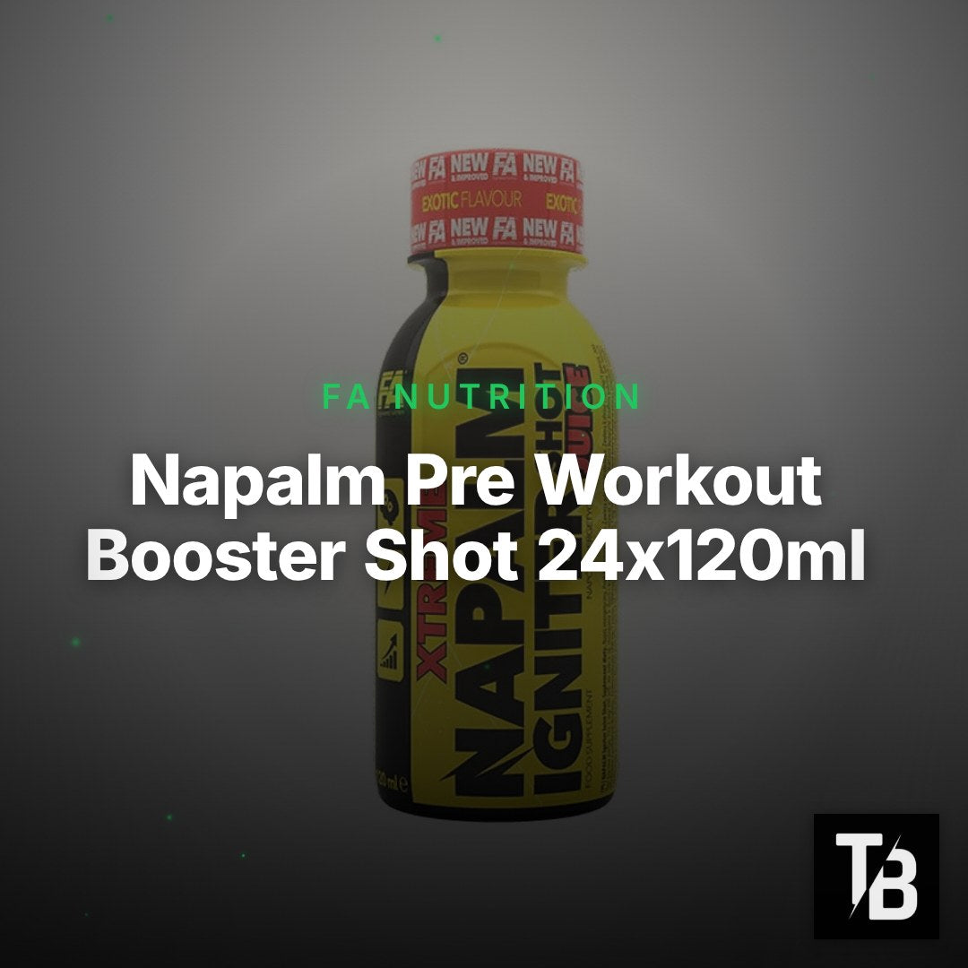 Napalm Pre Workout Booster Shot 24x120ml – Clean Showcase