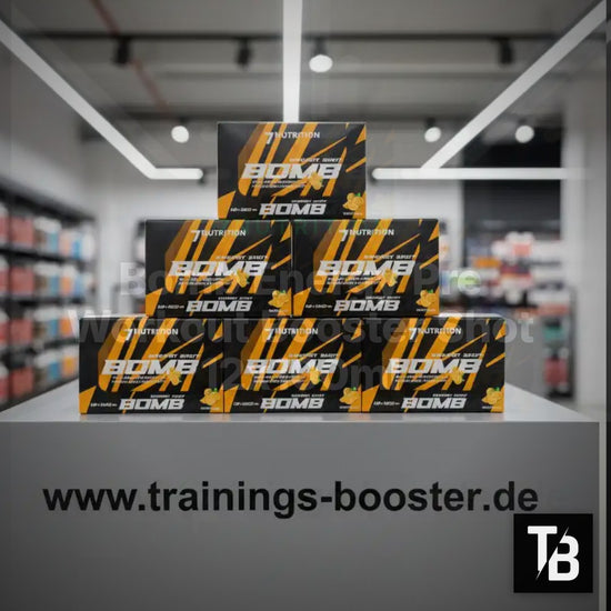 Bomb Energy Pre Workout Booster Shot 12x100ml Orange – Clean Showcase