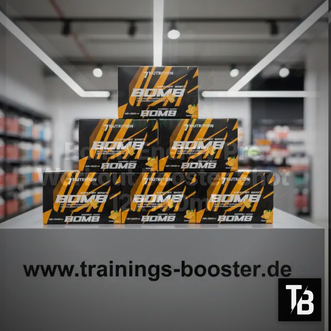 Bomb Energy Pre Workout Booster Shot 12x100ml Orange – Clean Showcase