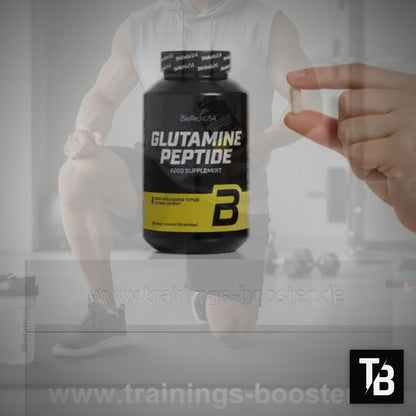 BioTech USA Glutamine Peptide, 180 Kapseln