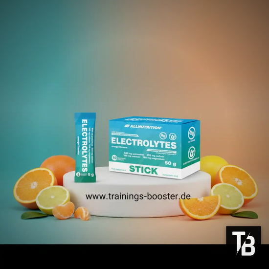 ALLNUTRITION Electrolytes Stick – Orange (10 Sticks á 5g) – Clean Showcase