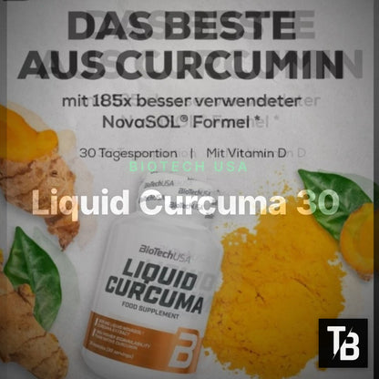 BioTech USA Liquid Curcuma 30 - Kapseln – Clean Showcase