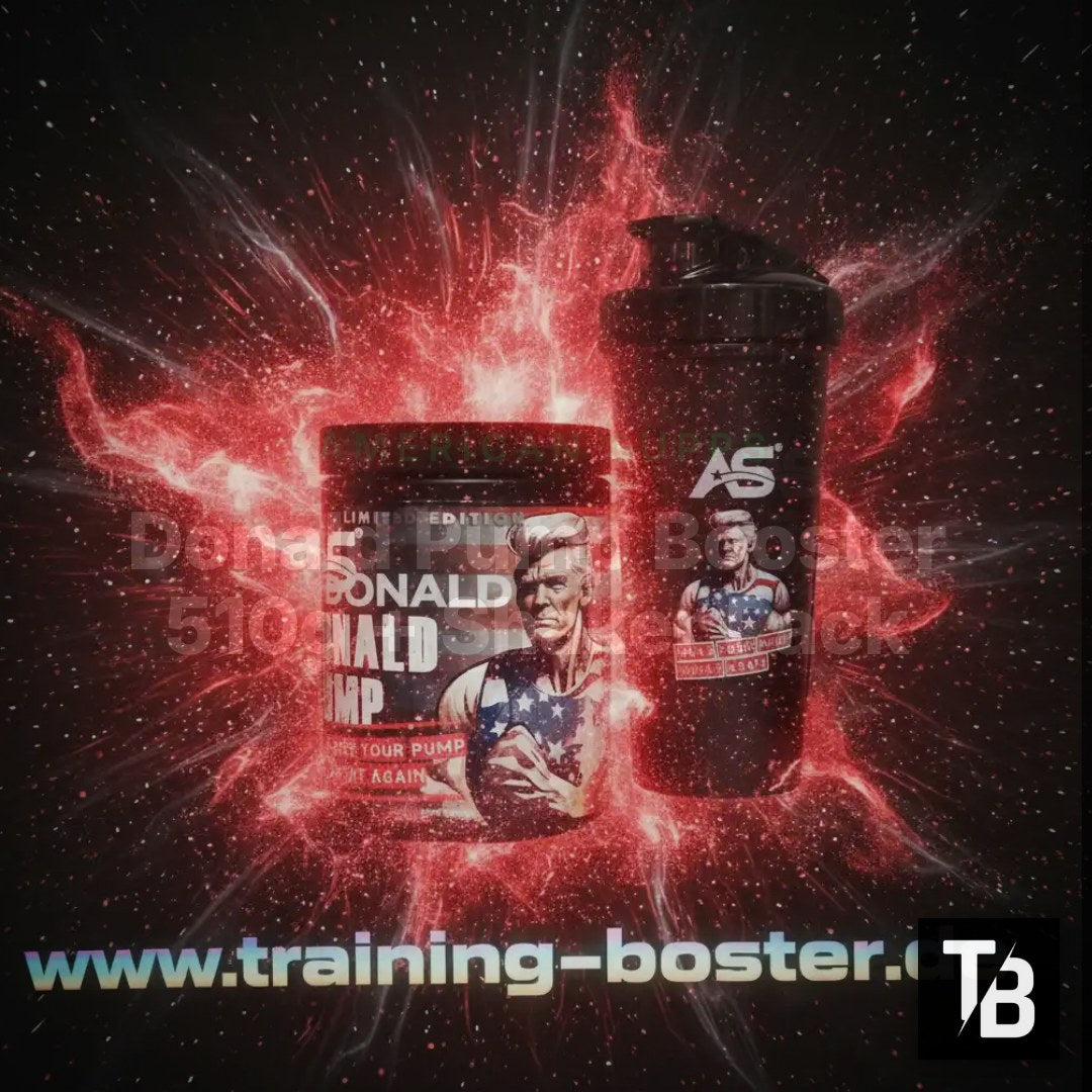 Donald Pump Booster 510g + Shaker Pack – Clean Showcase