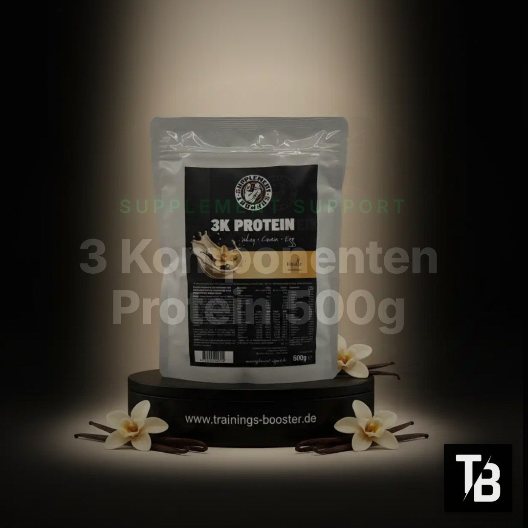 Supplement Support 3 Komponenten Protein 500g – Clean Showcase