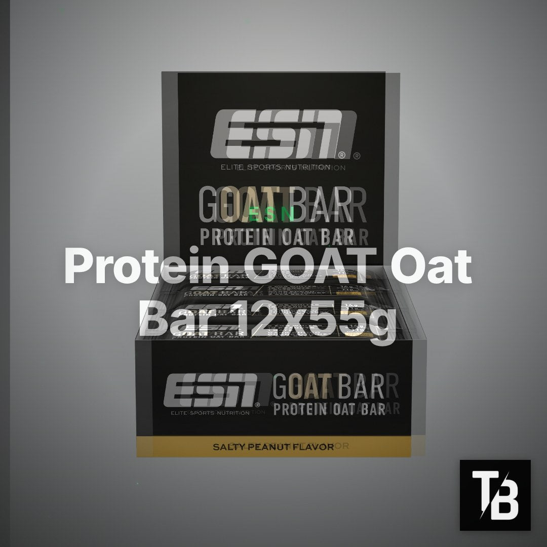 ESN Protein GOAT Oat Bar 12x55g – Clean Showcase