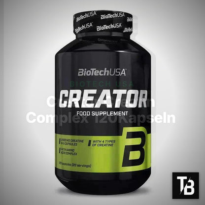 Creator Creatin Complex 120Kapseln – Clean Showcase