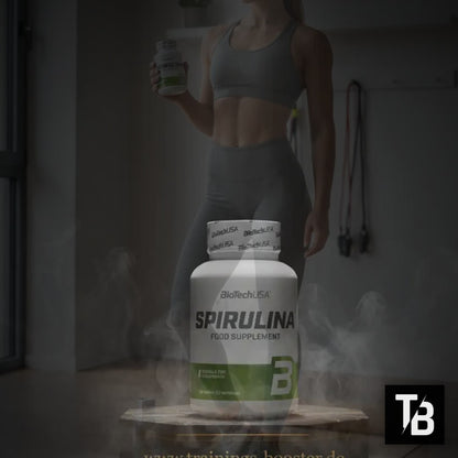 BioTech USA Spirulina, 100 Vegan Tabletten