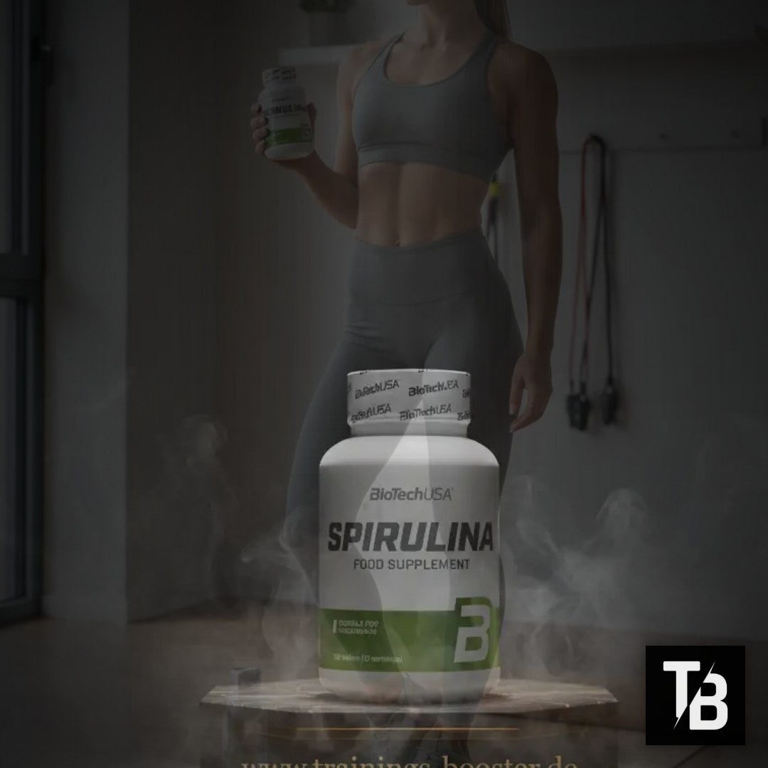 BioTech USA Spirulina, 100 Vegan Tabletten