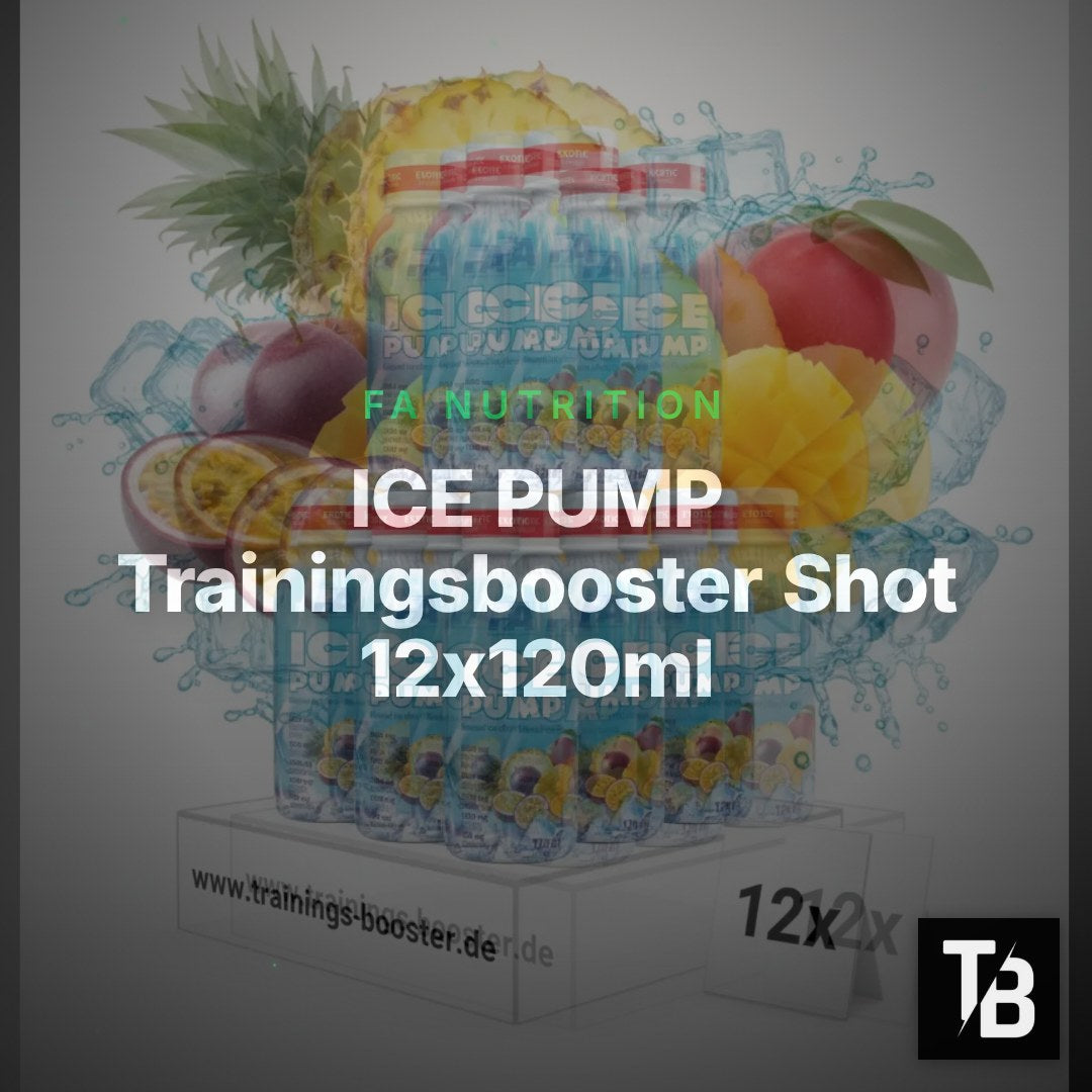 ICE PUMP  Trainingsbooster Shot 12x120ml – Clean Showcase