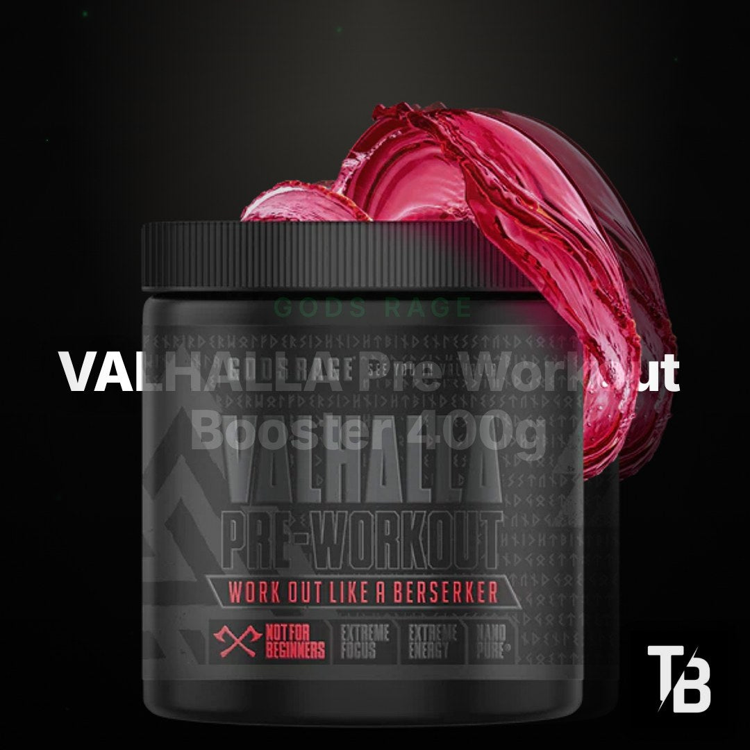VALHALLA Pre Workout Booster 400g – Clean Showcase