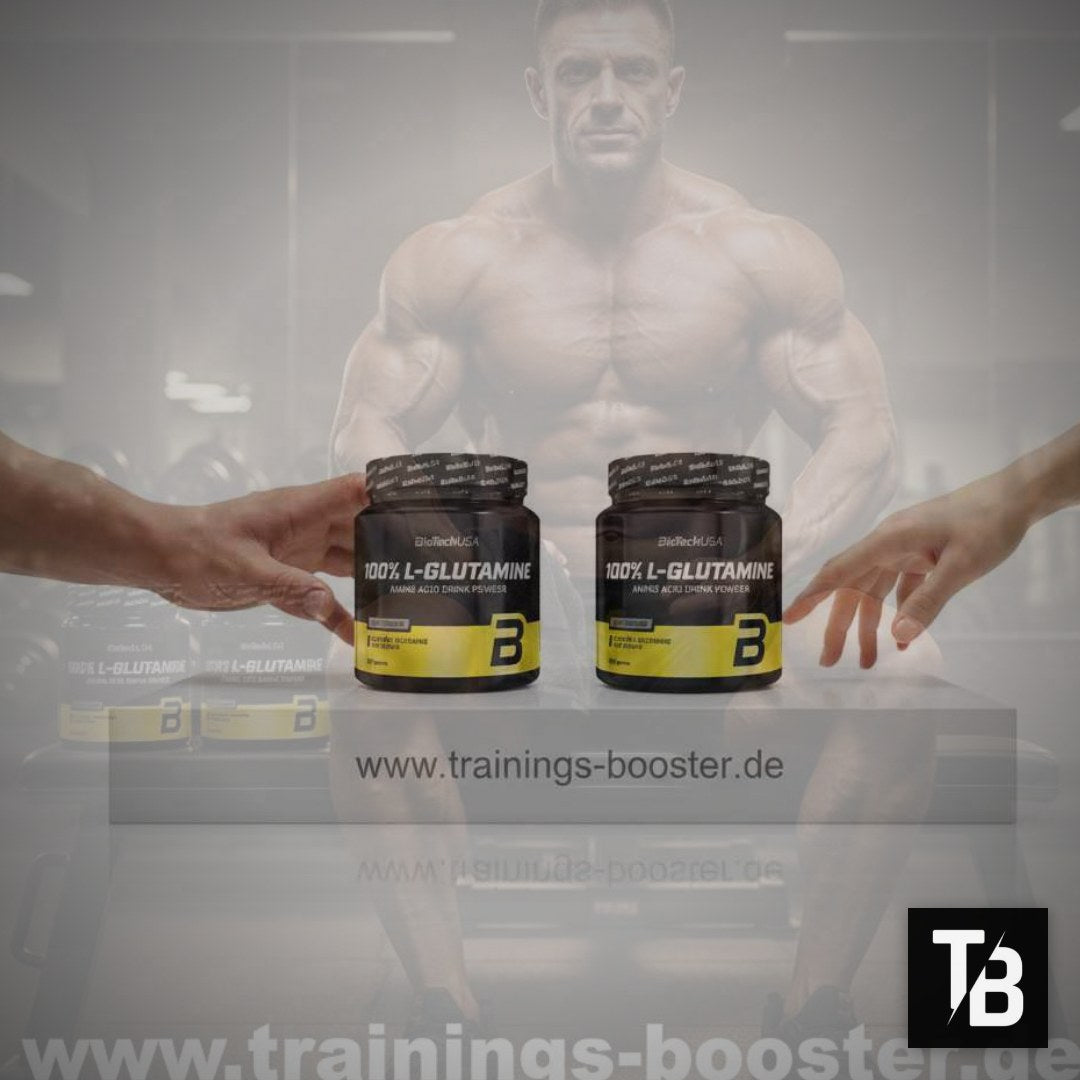 BioTech USA 100% L-Glutamin 2x500g - Aminosäuren