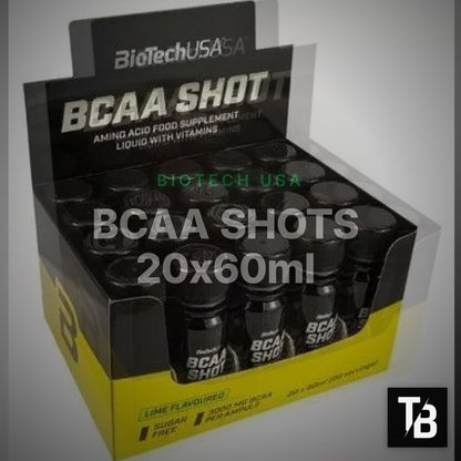 BioTech USA BCAA SHOTS 20x60ml – Clean Showcase