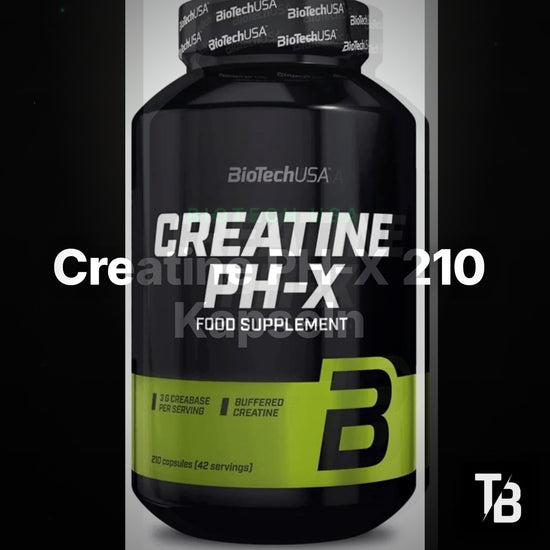 BioTech USA Creatine PH-X 210 Kapseln – Clean Showcase