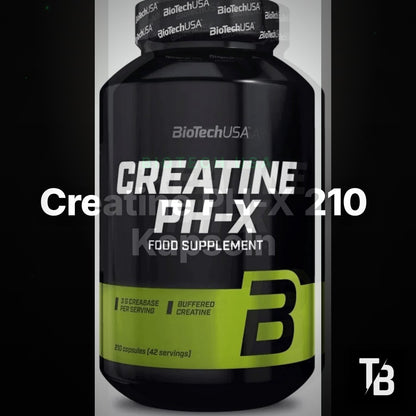 BioTech USA Creatine PH-X 210 Kapseln – Clean Showcase