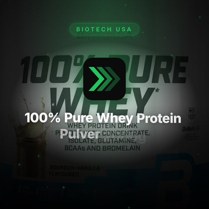 100% Pure Whey Protein Pulver 2000g