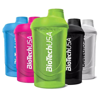 Protein Shaker 600ml BioTech USA in 5 Farben - trainings-booster.de