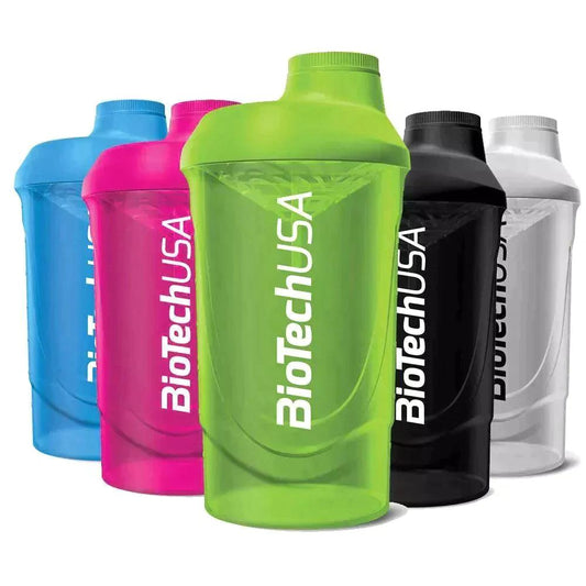 Protein Shaker 600ml BioTech USA in 5 Farben - trainings-booster.de