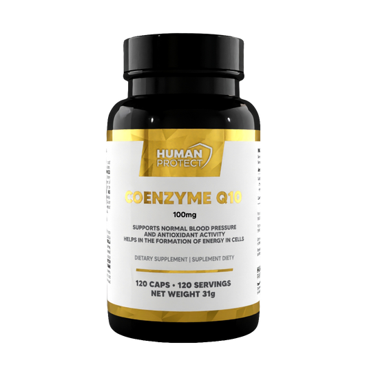 Coenzym Q10 100mg Kapseln von Human Protect – Nahrungsergänzung für Energie und antioxidativen Schutz